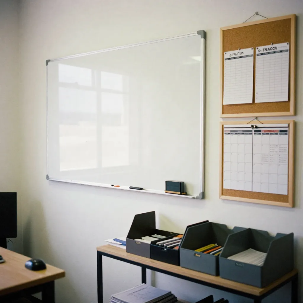 Planificador mensual en la pared